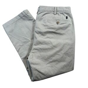 Polo Ralph Lauren Mens Classic Fit Chino Pants Tan Size 38x34 Cotton Twill